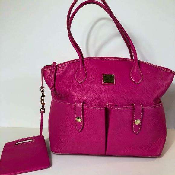 Dooney & Bourke Handbags - Dooney & Bourke Fuchsia Pink Large Tote Purse